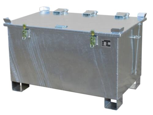 Bauer Lithium-Ionen Lagerbehälter LIL220 mit Brandschutz-Füllmaterial, Inhalt 220 l