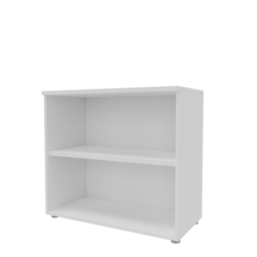 Quadrifoglio Büroregal Practika, Breite 900 mm, 2 OH, weiß