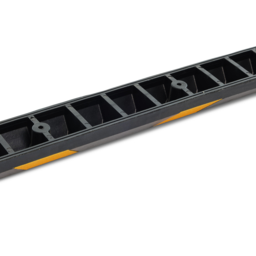 UDOBÄR Parkplatzbegrenzung, Breite 1830 mm, schwarz/gelb