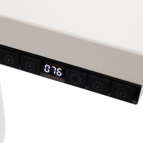 UDOBÄR Elektrisch höhenverstellbarer Schreibtisch mit T-Fußgestell