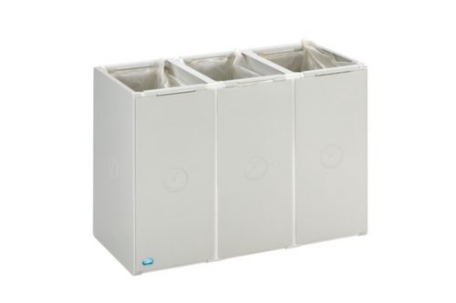 VAR Wertstoffsammelbox ohne Deckel, 3 x 40 l
