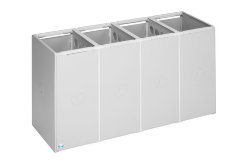 VAR Wertstoffsammelbox ohne Deckel, 4 x 40 l