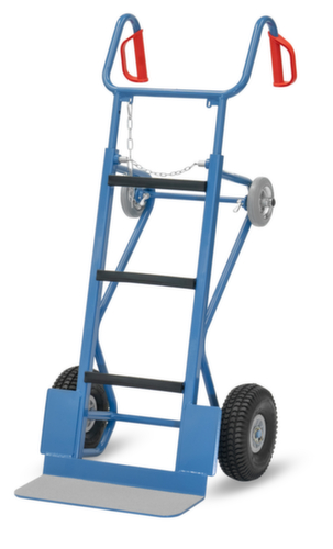 fetra Gerätekarre mit Gummibelag, Traglast 400 kg, Luft-Bereifung