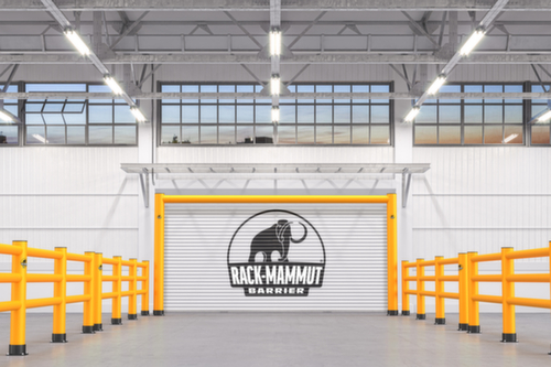 a.m.p.e.r.e. Geländersystem Rack Mammut®, Handlauf, Länge 8000 mm