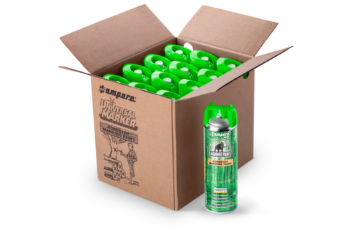 a.m.p.e.r.e. Markierfarbe Universal Marker für die Forstwirtschaft, grün fluo