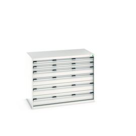 bott Großraum-Schubladenschrank cubio, 6 Schublade(n)