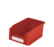 BITO Sichtlagerkasten hoch belastbar, rot, Tiefe 160 mm, Polypropylen