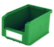 BITO Sichtlagerkasten hoch belastbar, grün, Tiefe 230 mm, Polypropylen