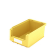 BITO Sichtlagerkasten hoch belastbar, gelb, Tiefe 350 mm, Polypropylen