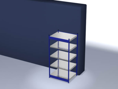 hofe Steckregal, Höhe x Breite x Tiefe 2000 x 1060 x 800 mm, 5 Böden