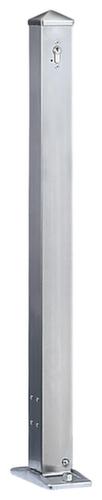 Edelstahl-Sperrpfosten, Höhe 900 mm, zum Aufdübeln