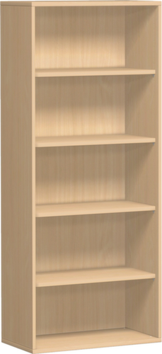 Gera Büroregal Pro mit Rückwand, Breite 800 mm, 5 OH