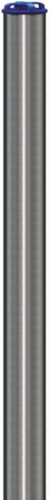Edelstahl-Sperrpfosten, Höhe 900 mm, zum Einstecken mit Bodenhülse
