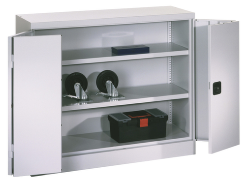 PAVOY Großraum-Falttürenschrank Basis aus Stahlblech