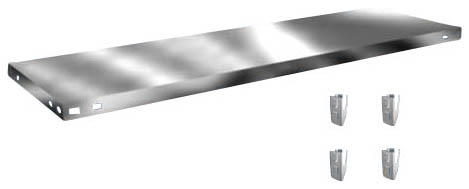 hofe Fachboden für Systemregal, Breite x Tiefe 1300 x 400 mm