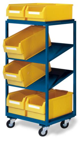 Kappes Kommissionierwagen, Traglast 200 kg, 4 Etagen