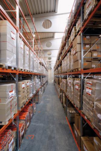 META Palettenregal MULTIPAL für 3 Paletten, 1825 mm breit, 3 Lagerebenen