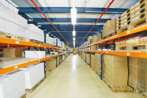 META Palettenregal MULTIPAL für 3 Paletten, 1825 mm breit, 3 Lagerebenen