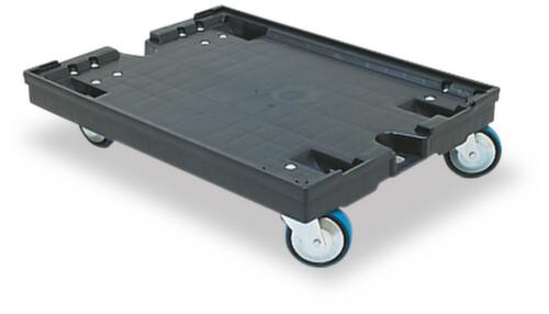 BITO Großvolumiger Euronorm-Stapelbehälter mit Doppelboden