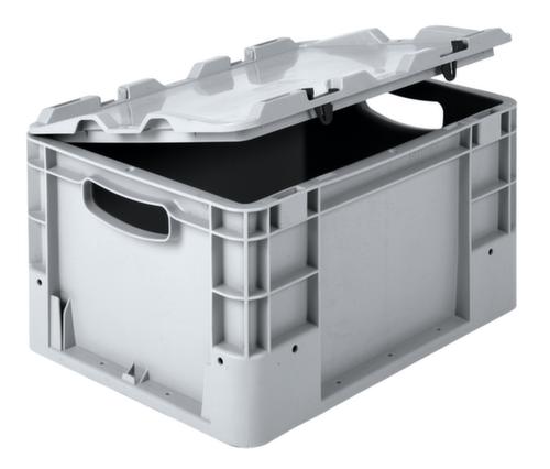 Industrie-Stapelbehälter, grau, Inhalt 15 l