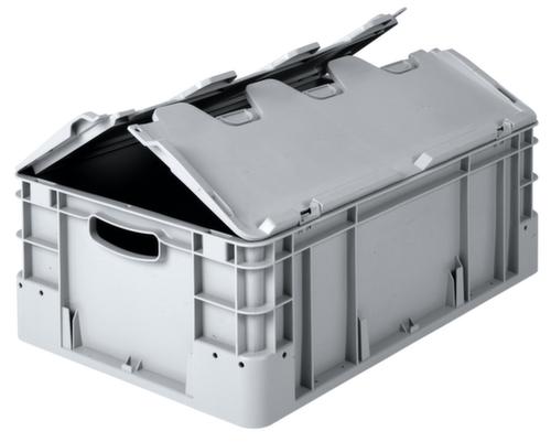 Industrie-Stapelbehälter, grau, Inhalt 15 l