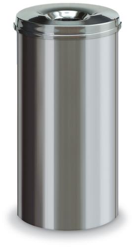Selbstlöschender Edelstahl-Papierkorb