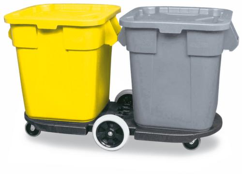 Rubbermaid Tandem-Fahrgestell für 2 Wertstoffbehälter, für 75 - 208 l Behälter