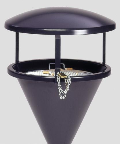 Standascher mit Dach, RAL6001 Smaragdgrün