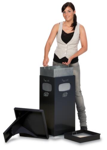 Kombiascher mit 3 Einwurföffnungen