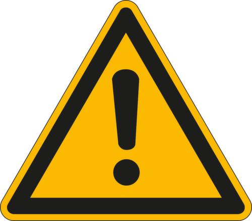 Warnschild allgemeines Warnzeichen, Aufkleber