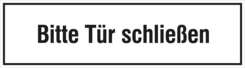 Türschild "Bitte Tür schließen", "Bitte Tür schließen"