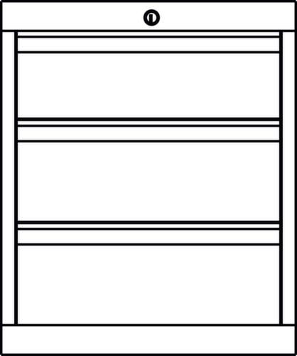 PAVOY Schubladenschrank Basis Plus, 3 Schublade(n)