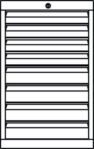 PAVOY Schubladenschrank Basis Plus, 8 Schublade(n)