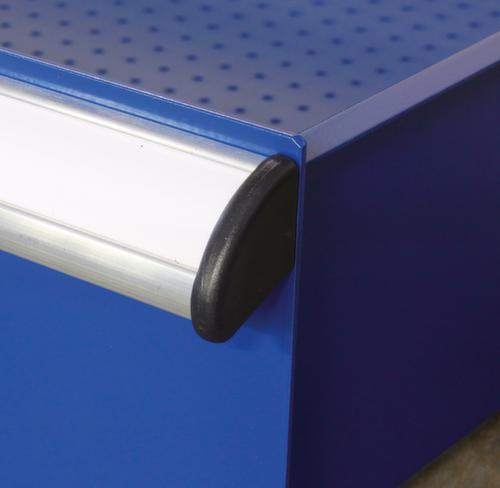 KLW Lutz Werkbank mit Multiplexplatte, 3 Schubladen, 1/2 Ablageboden