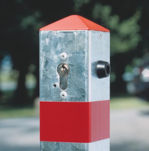 Sperrpfosten mit spitzem Kopf, Höhe 900 mm, zum Aufdübeln