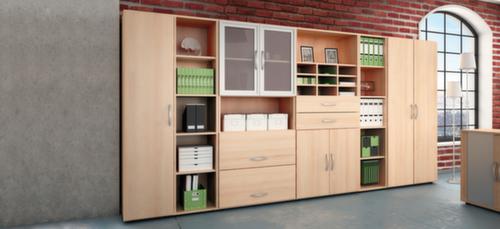 Gera Flügeltürenschrank Milano mit Glastüren, 6 Ordnerhöhen