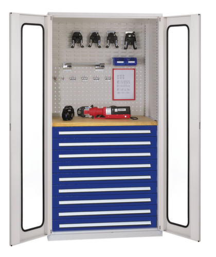 Kappes Werkstattschrank RasterPlan® mit Werkbankplatte, 9 Schublade(n)