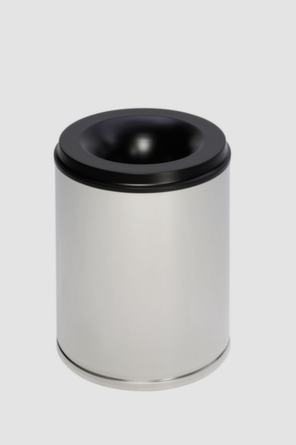 VAR Edelstahl-Papierkorb, 80 l