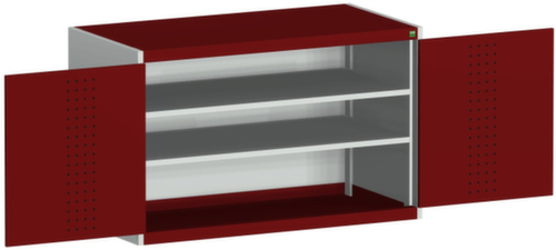 bott Lochplattenschrank cubio, 2 Böden