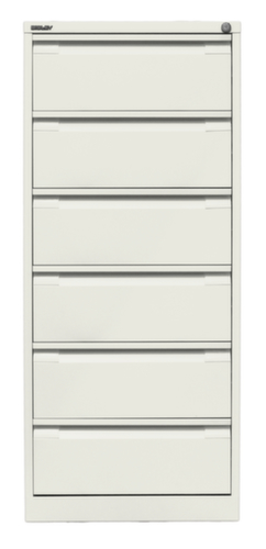 Bisley Karteikartenschrank B97, zweibahnig, weiß/weiß