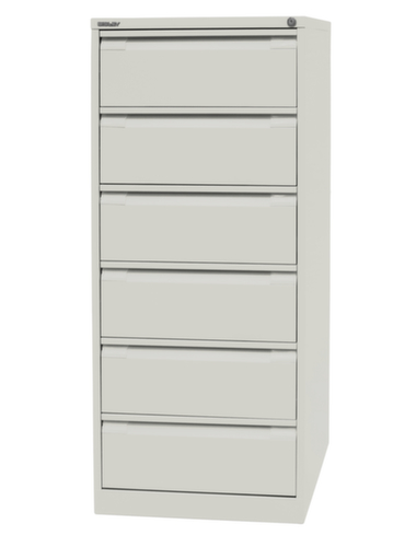 Bisley Karteikartenschrank B97, zweibahnig, weiß/weiß
