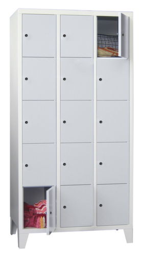 PAVOY Schließfachschrank Basis, 15 Fächer