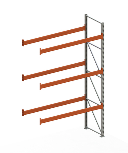 META Palettenregal MULTIPAL für 12 Paletten, 2785 mm breit, 4 Lagerebenen