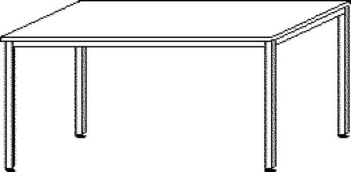 Gera Schreibtisch Pro 4-Fußgestell