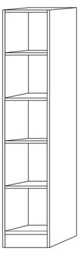 Büroregal Sina, Breite 406 mm, 5 OH, weiß