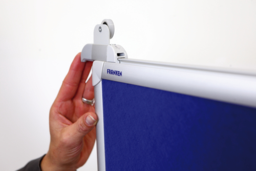 Franken Whiteboard für Wandschienen-System, Höhe x Breite 900 x 1800 mm