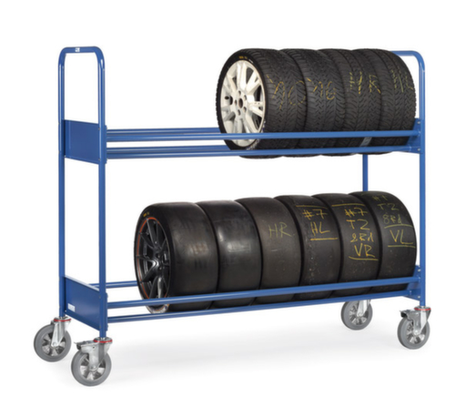 fetra Reifenwagen, Traglast 500 kg, 2 Etagen