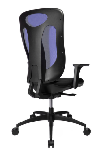 Topstar Bürodrehstuhl Net Pro 100 mit Punktsynchronmechanik, Netzrückenlehne, schwarz