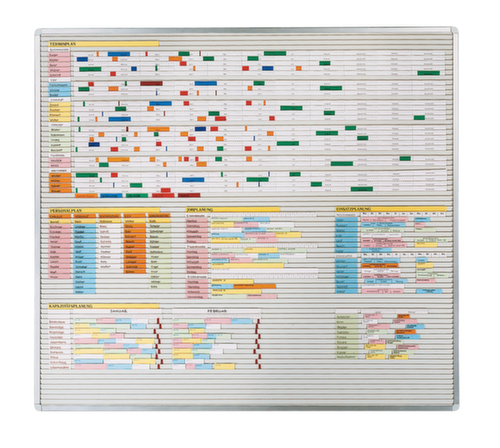 EICHNER Planungstafel mit Schienen, Höhe x Breite 580 x 1000 mm