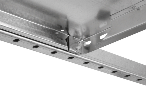 hofe System-Steckregal in Standard Bauart, Höhe x Breite x Tiefe 2000 x 1360 x 535 mm, 5 Böden